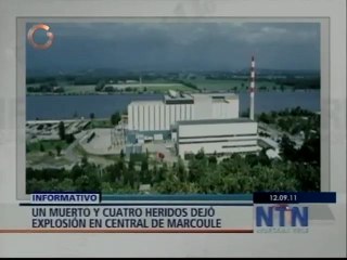 Explosión en central nuclear francesa