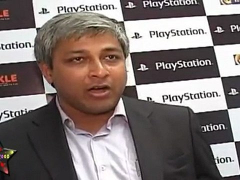 Saloni AKA Gangoo Bai From Comedy Circus Promotes Play Station Game 1