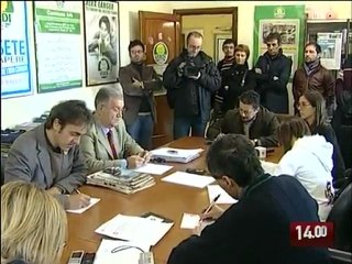 TG 07.12.09 Anche dai Verdi un "no" a Vendola