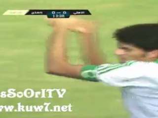 هدف الاهلي الاول عن طريق اسماعيل المغربي