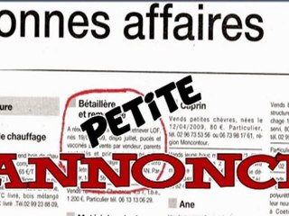 Petite annonce - A VENDRE PAS CHER ! (Mais vraiment pas cher du tout)