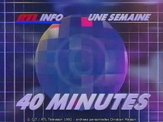 500e émission du 40 minutes (RTL Télévision) 1