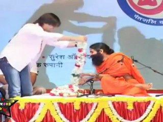 Baba Ramdev Blesses Suresh & Vivek Oberoi At Patanjali Research Faundation