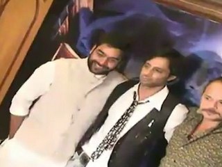 Ashutosh Rana,Eddie Seth & Raj Zutshi Posing For The Camera At Music Launch 'A Strange Love Story'