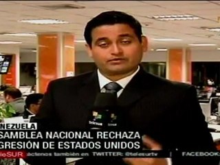 Asamblea Nacional venezolana rechaza nueva agresión de EEUU