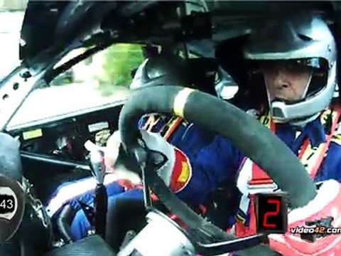 rallye chambost 2011 camera embarquée gilraldo megane kit-car crash loeb ogier