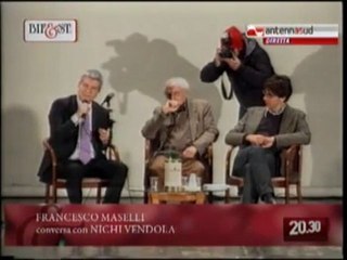 TG 25.01.10 Vendola al Bif&st: "Bisogna essere capaci di fare il volo dell'angelo"