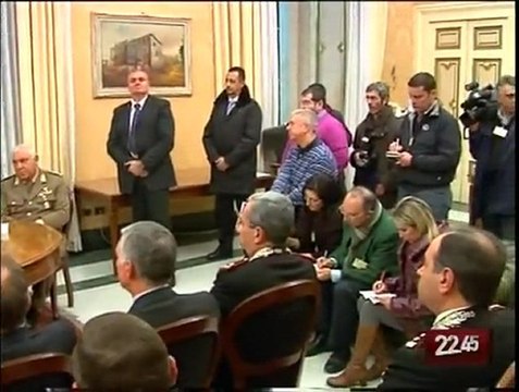 TG 26.01.10 Crimine e immigrati, Maroni in Prefettura a Bari