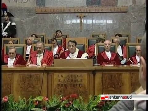TG 30.01.10 Bari, inaugurazione anno giudiziario tra protesta e assenze