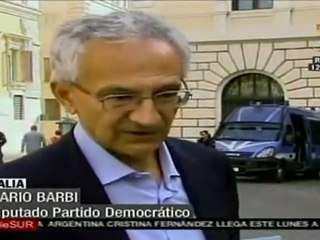 Expectativa ante debate de plan de recortes en Italia