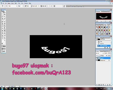 bugo97 Farkıyla PHOTOSHOP CS2 Süper yazı efekti