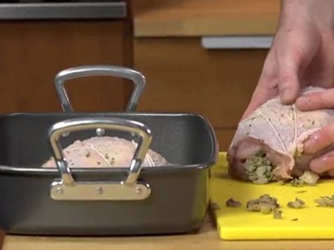 Sage apple and walnut stuffed turkey breast recipe