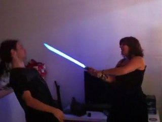 Malwen et le sabre laser