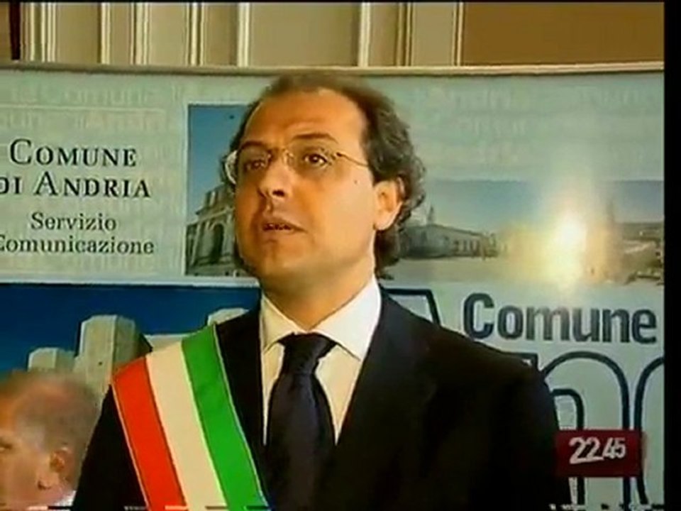 TG 17.04.10 Andria, presentata la nuova giunta Giorgino