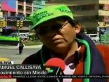 Próximos comicios judiciales en Bolivia