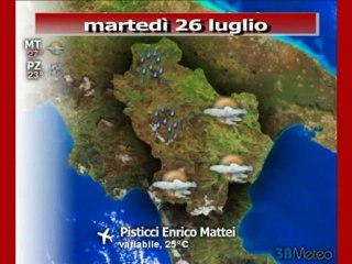 Previsioni del tempo, martedì 26 luglio