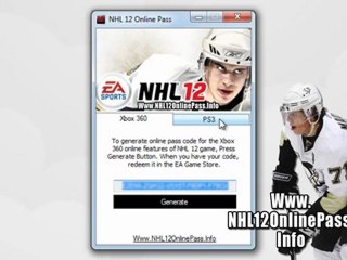 NHL 12 Online Pass Free Download Tutorial
