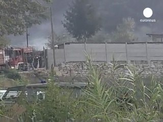 Esplode una fabbrica di fuochi pirotecnici in Italia,...