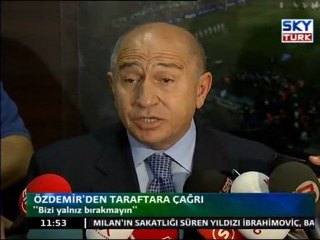Özdemir'den Taraftara Çağrı