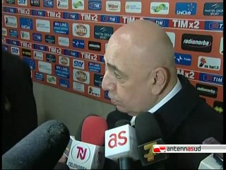 21.02.10 Galliani: "Siamo riusciti a non far giocare il Bari"