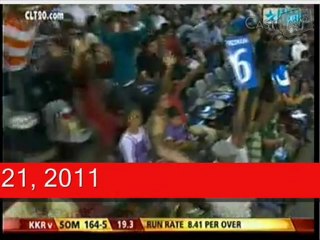 Kolkata Knight Riders vs Somerset highlights Sep 21-2011