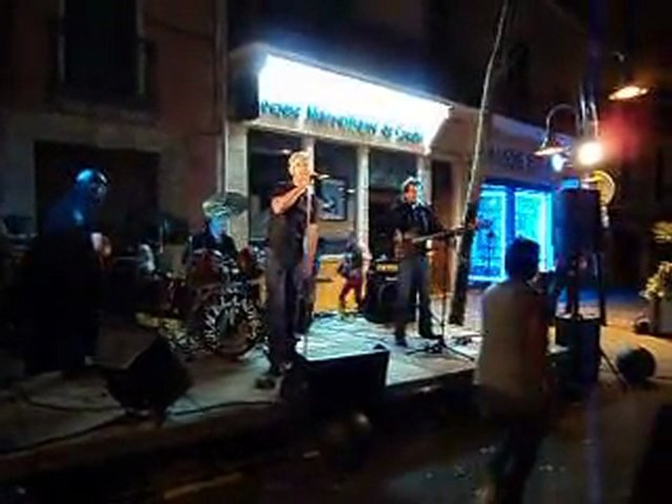 Les GRACELANDERS  "GOOD GOLLY MISS MOLLY" (extrait) CONCERT du Ven. 26 Aout 2011 PLACE DU FRANCE à CERET P.O.