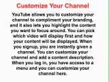 YouTube Tip #2 - Customize Your Channel