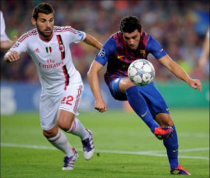 Barcelona 2-2 AC Milan Pato, Pedro great-finish, Villa free-kick, Silva header