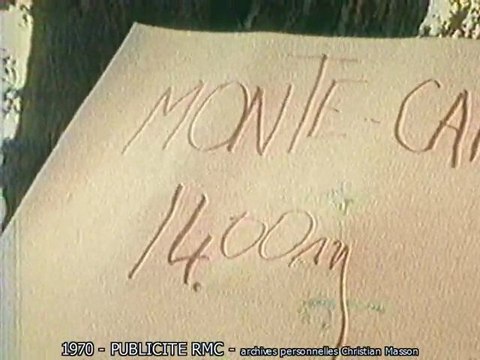1970 Publicité Radio-Monté-Carlo