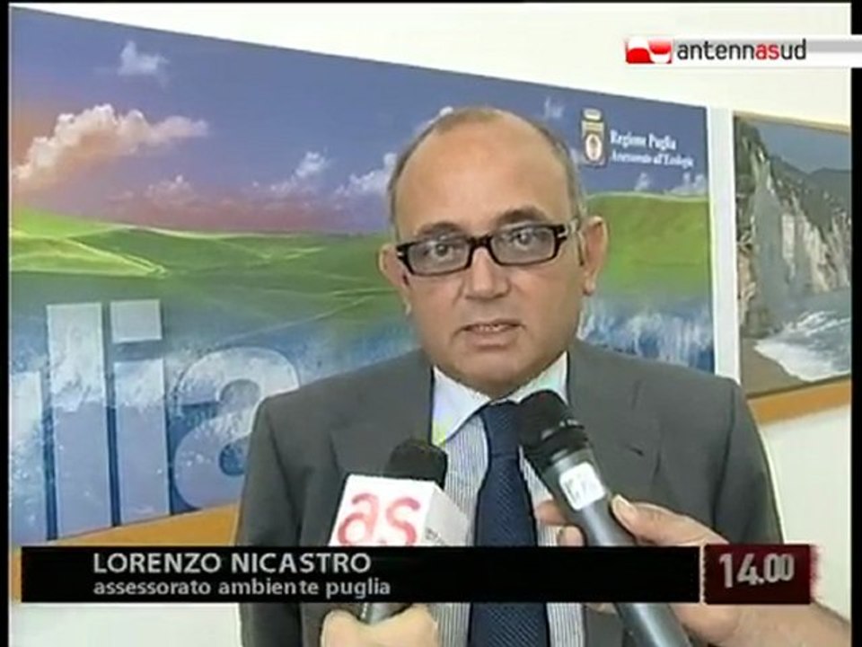 TG 02.07.10 Discarica Conversano, assessore Nicastro incontra i sindaci