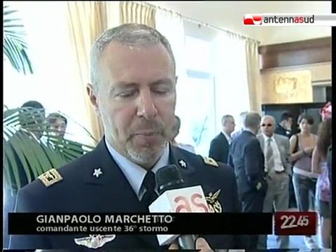 TG 06.07.10 Aeronautica militare, passaggio di consegne al 36° Stormo