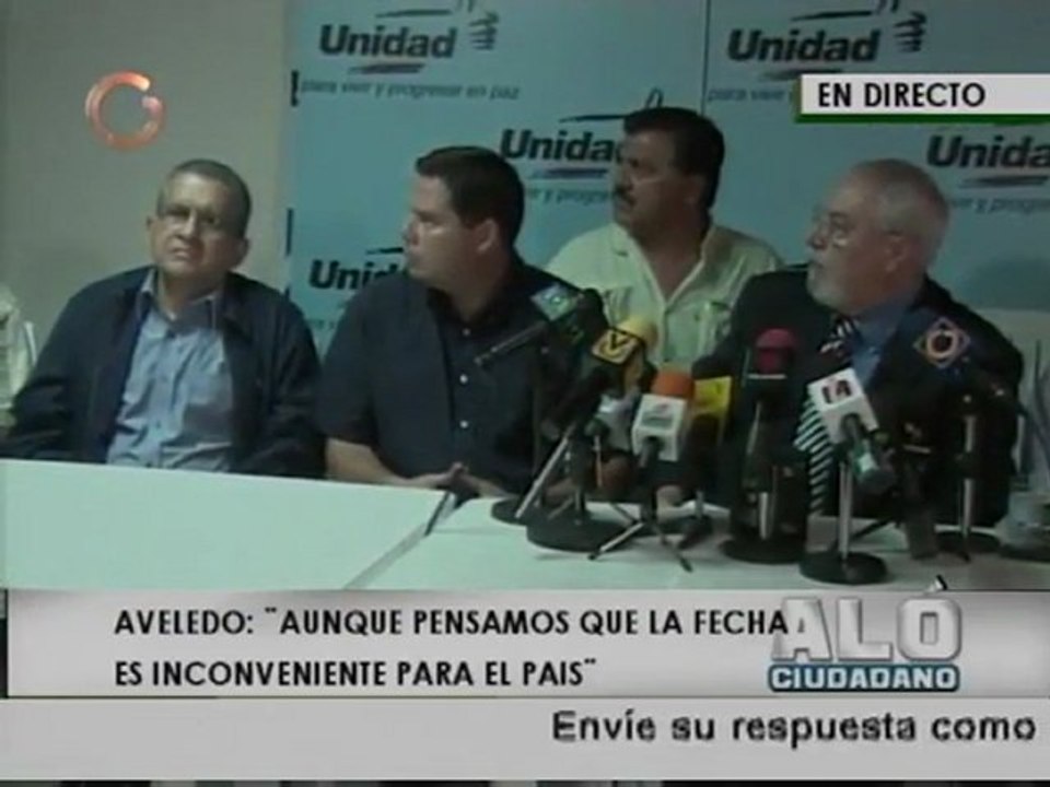"Tenemos una fecha de primarias decidida",