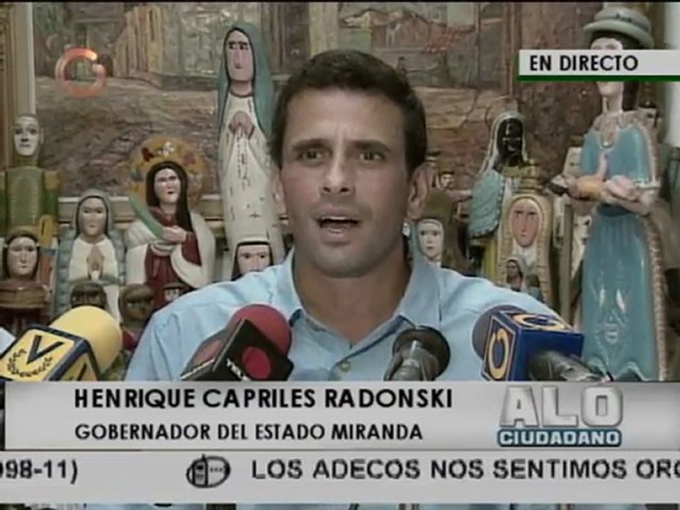 Capriles: Si el 7 de octubre son las elecciones, nos prepararemos