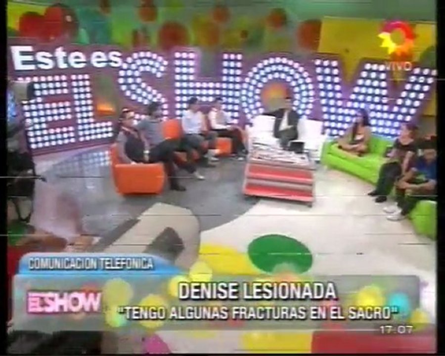 Exitoina.com - Denise Dumas lesionada
