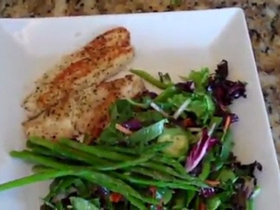 FISH, SALAD & WATER #4