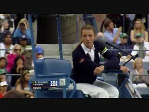 Serena Williams outburst US OPEN final 2011