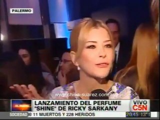 eugenia suarez presentacion de Shine Ricky Sarkany C5N