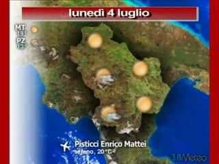 Previsioni del tempo, lunedì 4 luglio