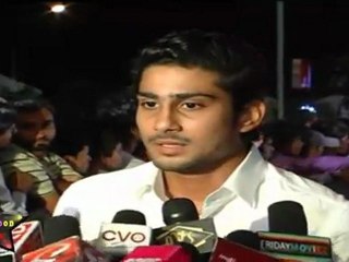 Pratik Babber In White Shirt At Screening Of "Aarakshan"
