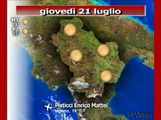 Previsioni del tempo, giovedì 21 luglio