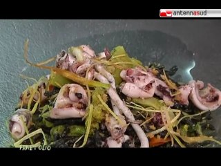 Pane e olio - su Antenna Sud | Trofie al nero di seppia con cime di rape