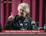 Conferenza stampa Beppe Grillo Napoli Monnezza Day - parte 1