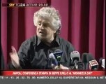 Conferenza stampa Beppe Grillo Napoli Monnezza Day - parte 2