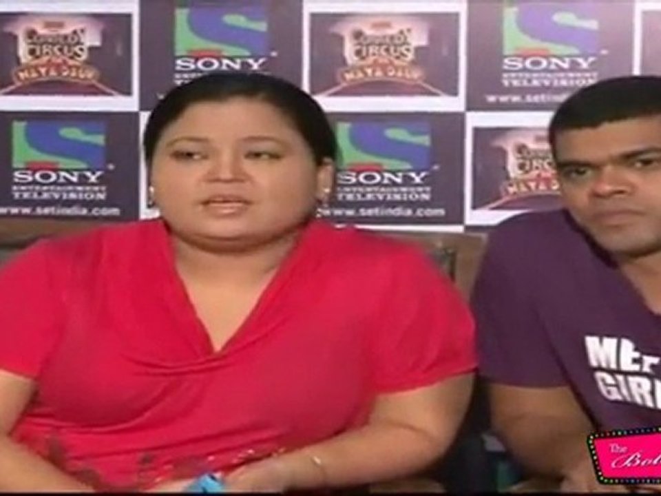 Comedy Circus Fame Bharti & Sidhu At Comedy Circus Press Meet
