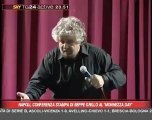 Conferenza stampa Beppe Grillo Napoli Monnezza Day - parte 4