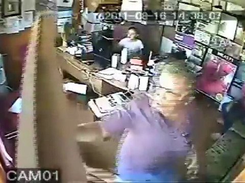 Saldırı anı kamerada