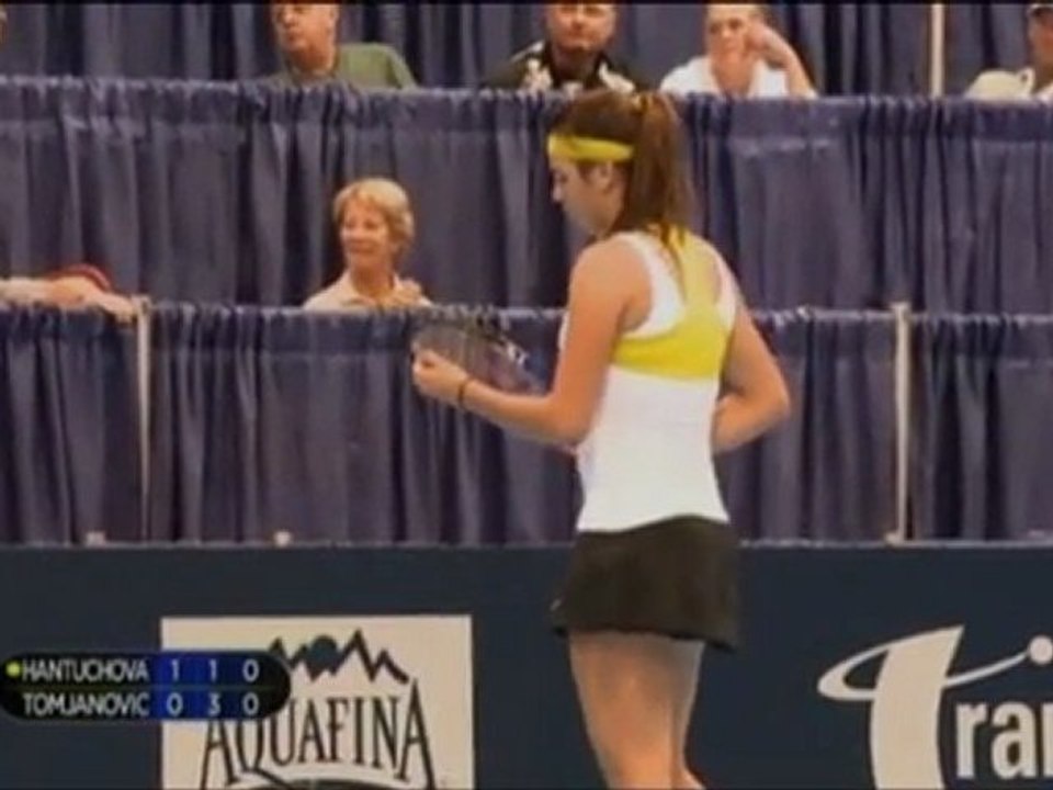 Quebec - Hantuchova mit Mühe weiter