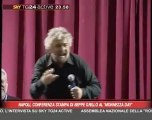 Conferenza stampa Beppe Grillo Napoli Monnezza Day - parte 5
