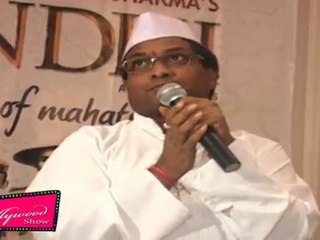 SERIAL LAUNCH AT GANDHI A JOURNEY OF MAHATMA SUNIL PAL IN ANNA HAHARE   03