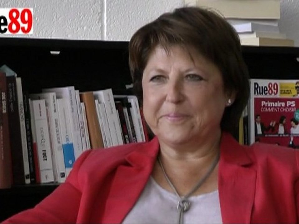 Aubry : "Le charisme, c'est plutôt l'empathie qui se crée avec les Français"